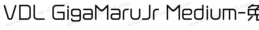 VDL GigaMaruJr Medium字体转换